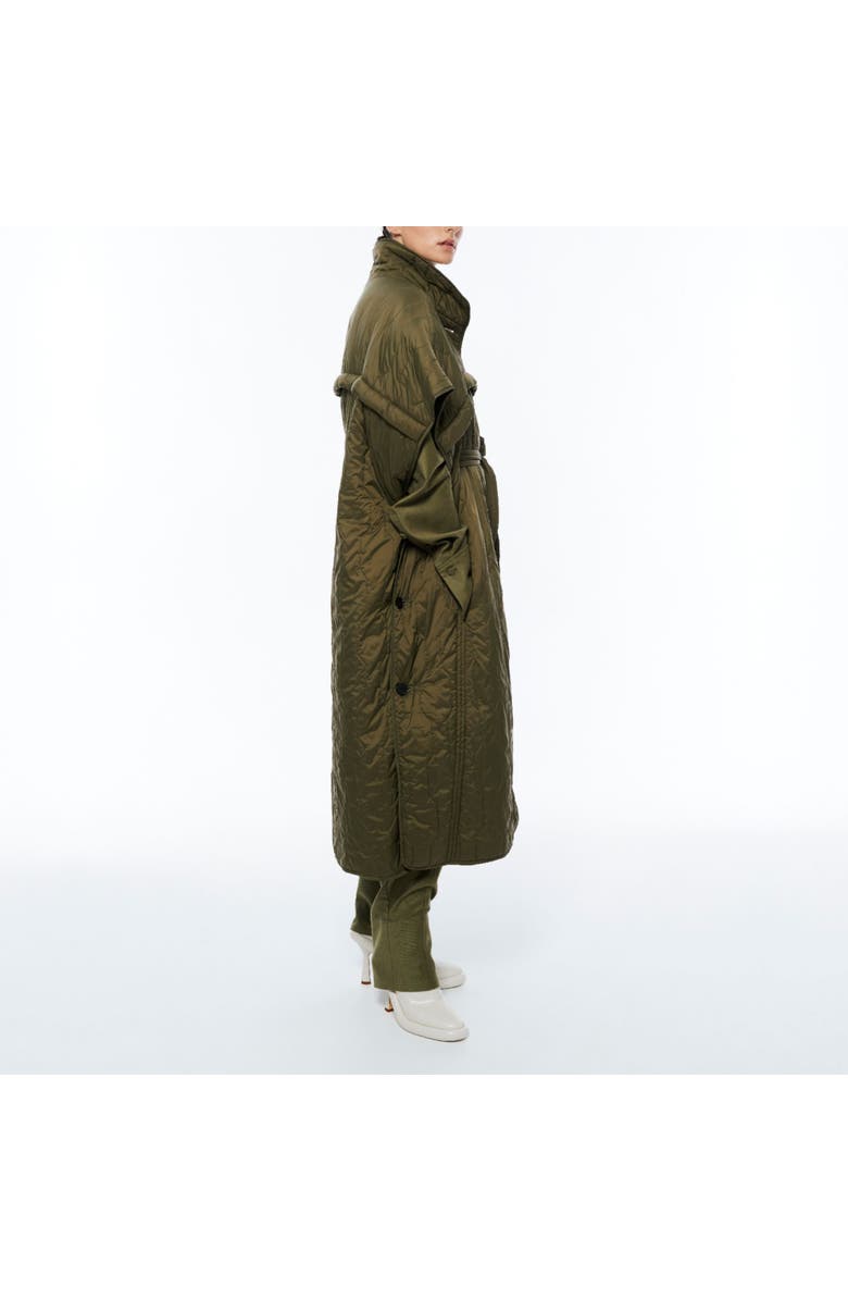 Nicole Benefield Portfolio Quilted Cape, Alternate, color, Olive