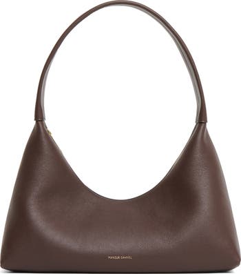 Candy Baguette Leather Shoulder Bag