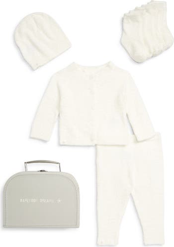CozyChic<sup>®</sup> Lite Classic Cardigan, Pants, Socks, Beanie & Suitcase Set