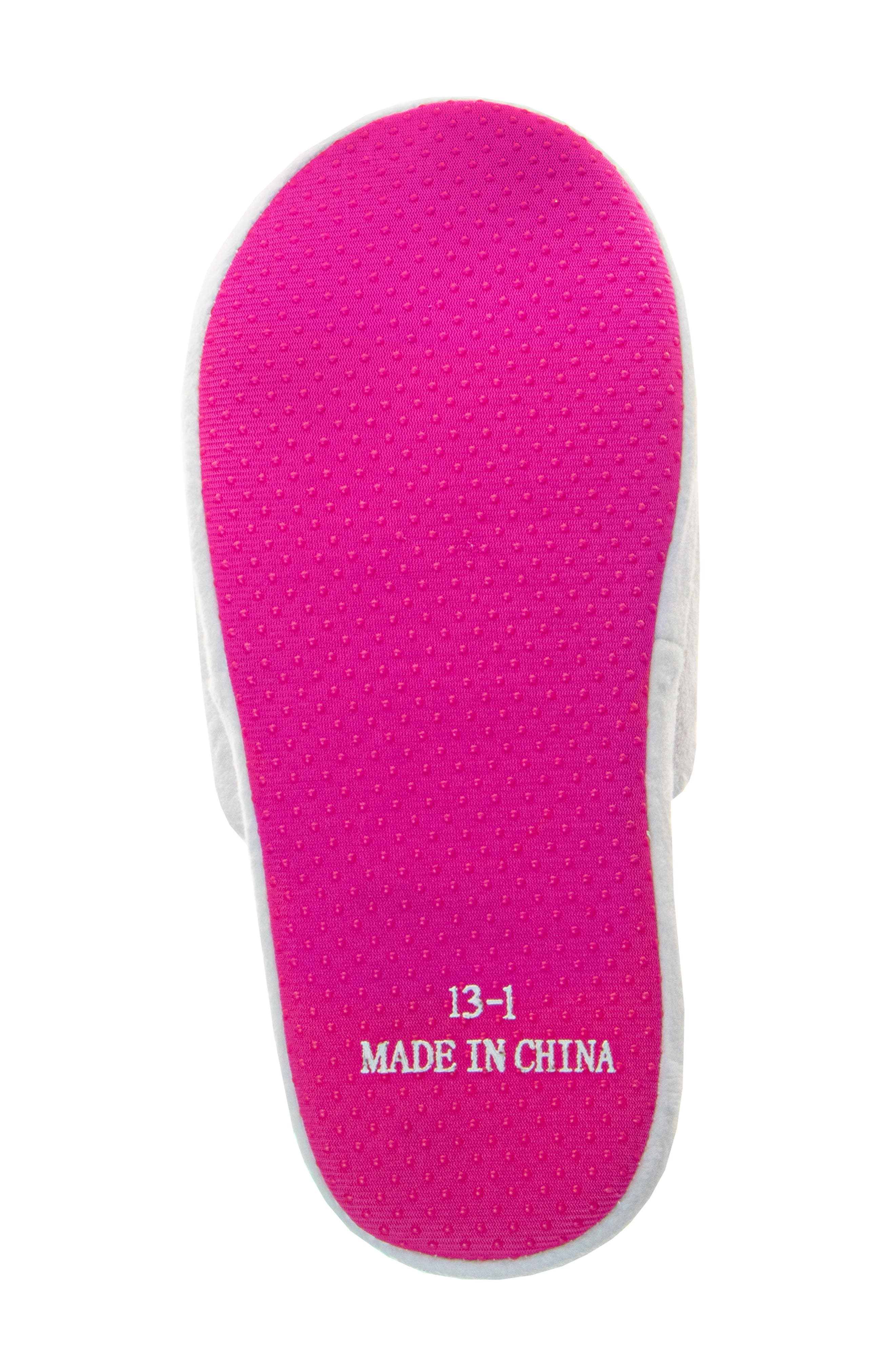 JOSMO Kids' Hello Kitty<sup>®</sup> Dual Size Slipper, Alternate, color, White/ Fuchsia