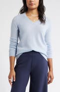 Caslon® Cashmere V-Neck Sweater