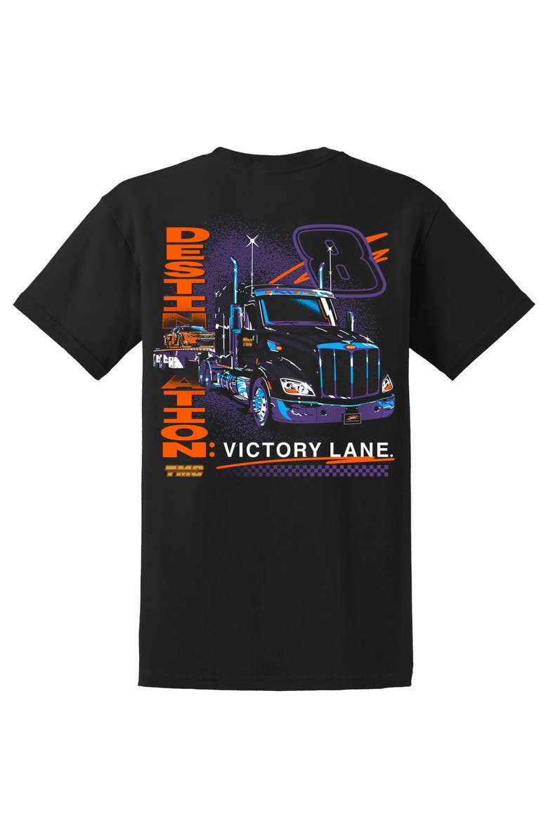 JR MOTORSPORTS OFFICIAL TEAM APPAREL Men's JR Motorsports Official Team Apparel Black Sammy Smith Destination: Victory Lane T-Shirt, Alternate, color, 