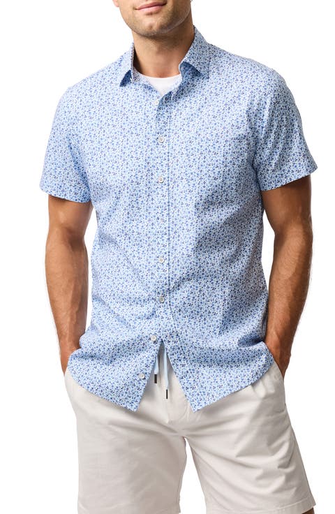 Charlcott Floral Short Sleeve Button-Up Shirt