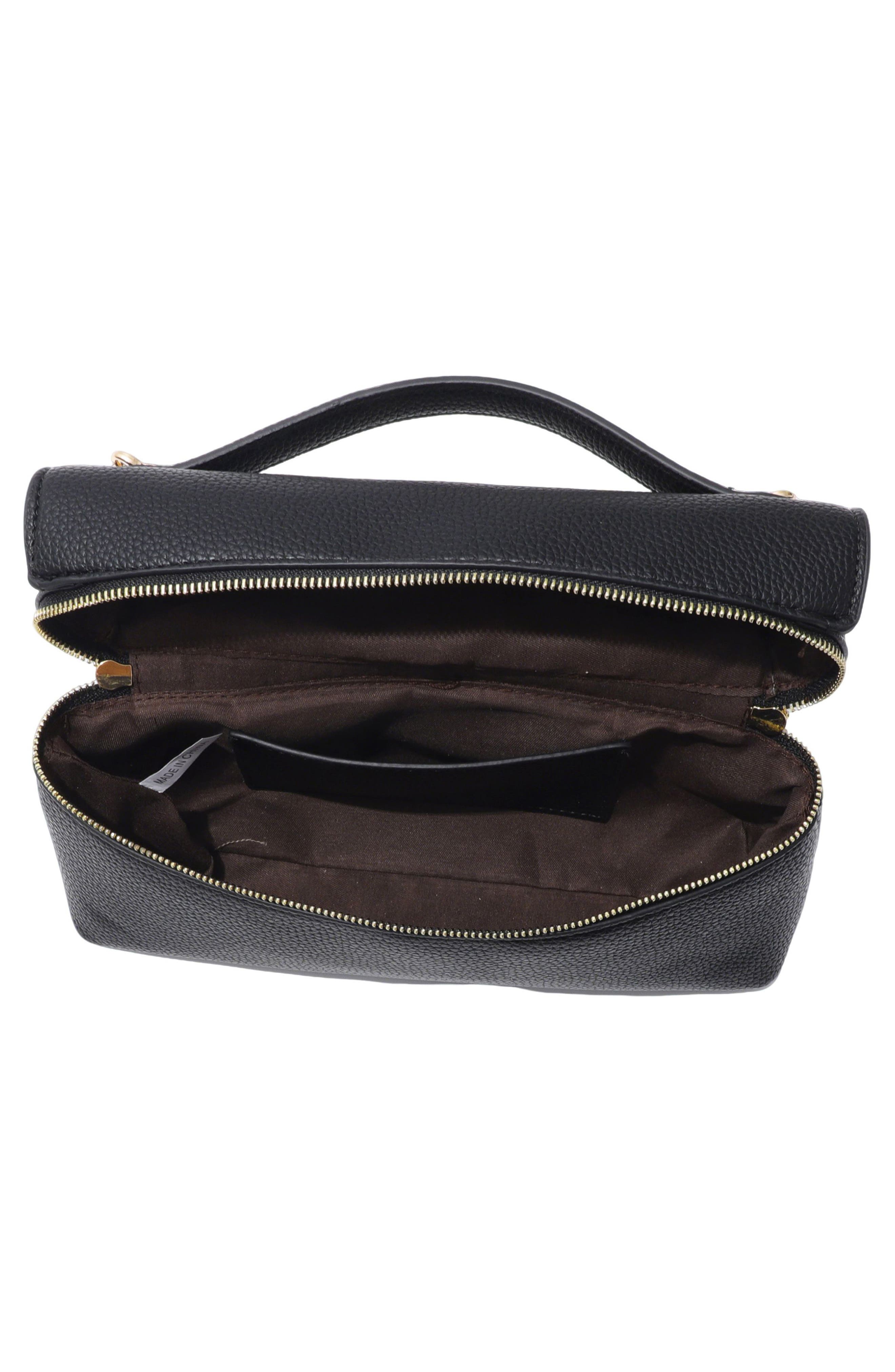 Adornia Top Handle Bag, Alternate, color, Black