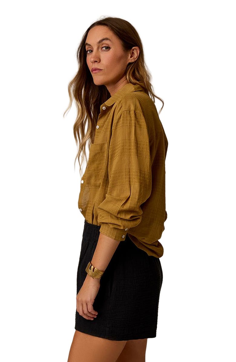 Carve Designs Taylor Textured Tunic, Alternate, color, Golden