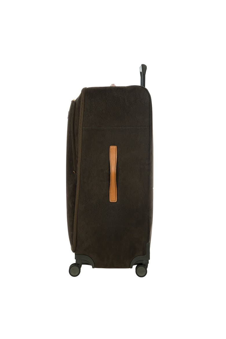 Life Softside 32" X-Large Checked Compound Spinner Luggage, Alternate, color, Olive