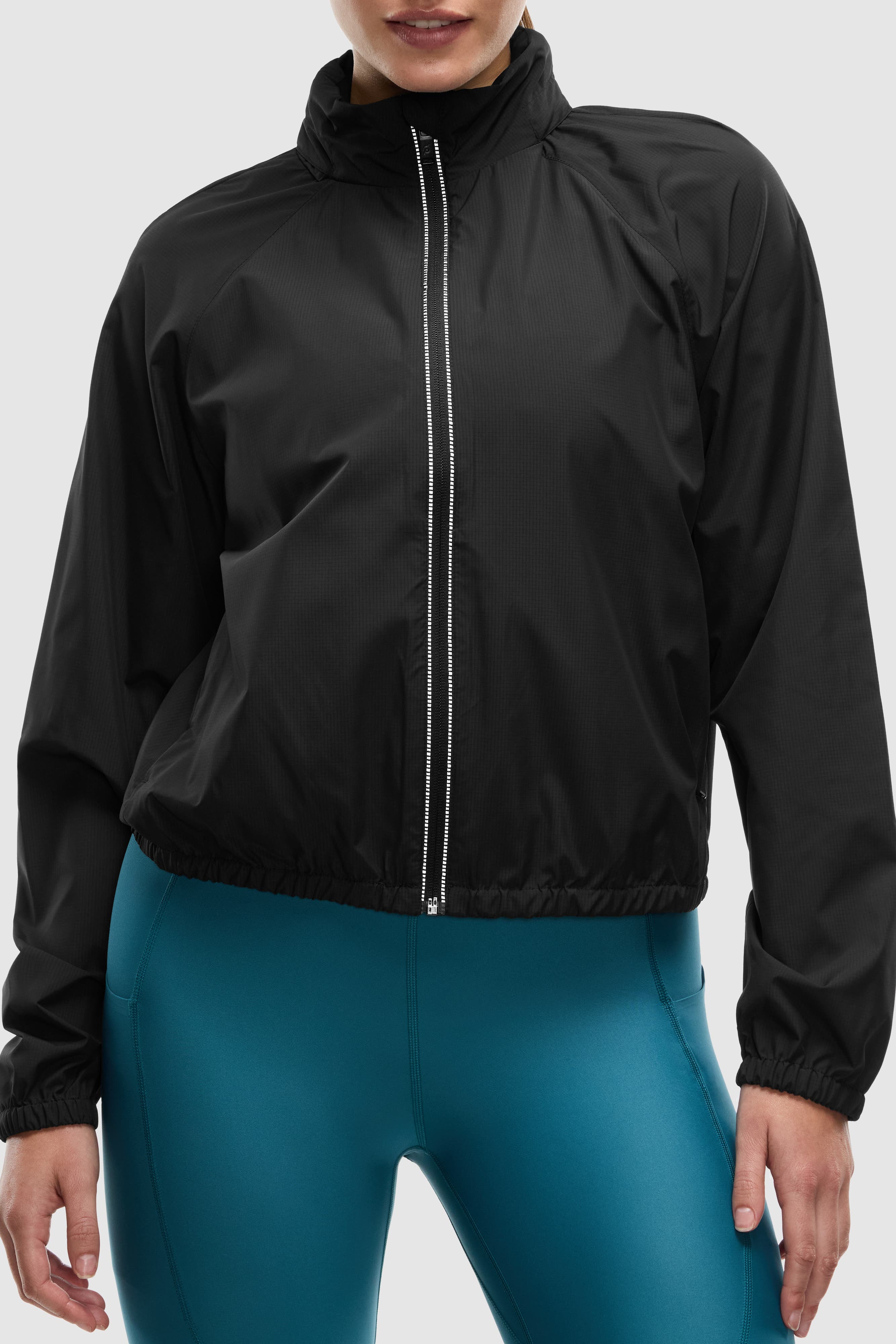 Woven Seamed Run Shell - image 3