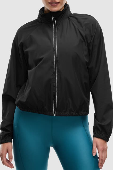 Woven Seamed Run Shell