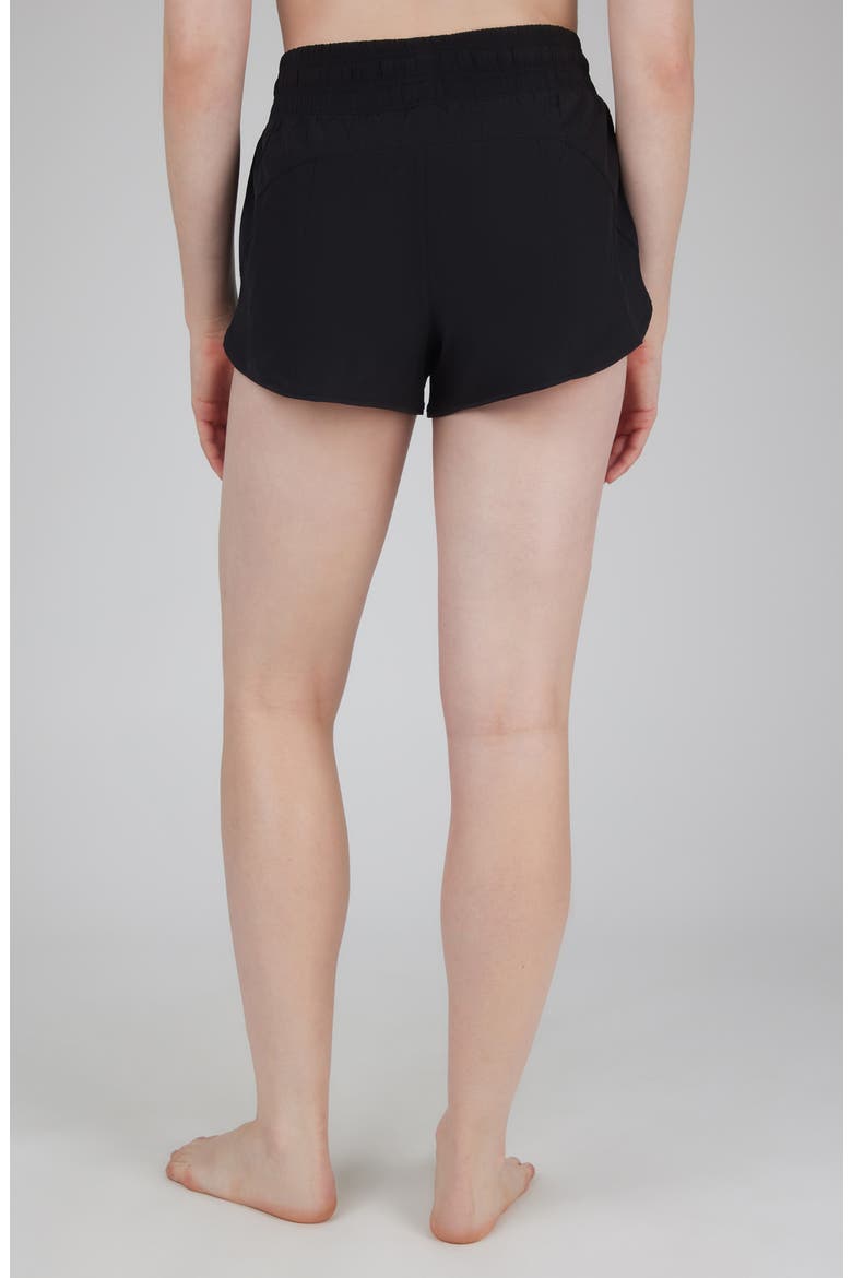 Lightstreme Track Time Running Shorts, Alternate, color, BLACK