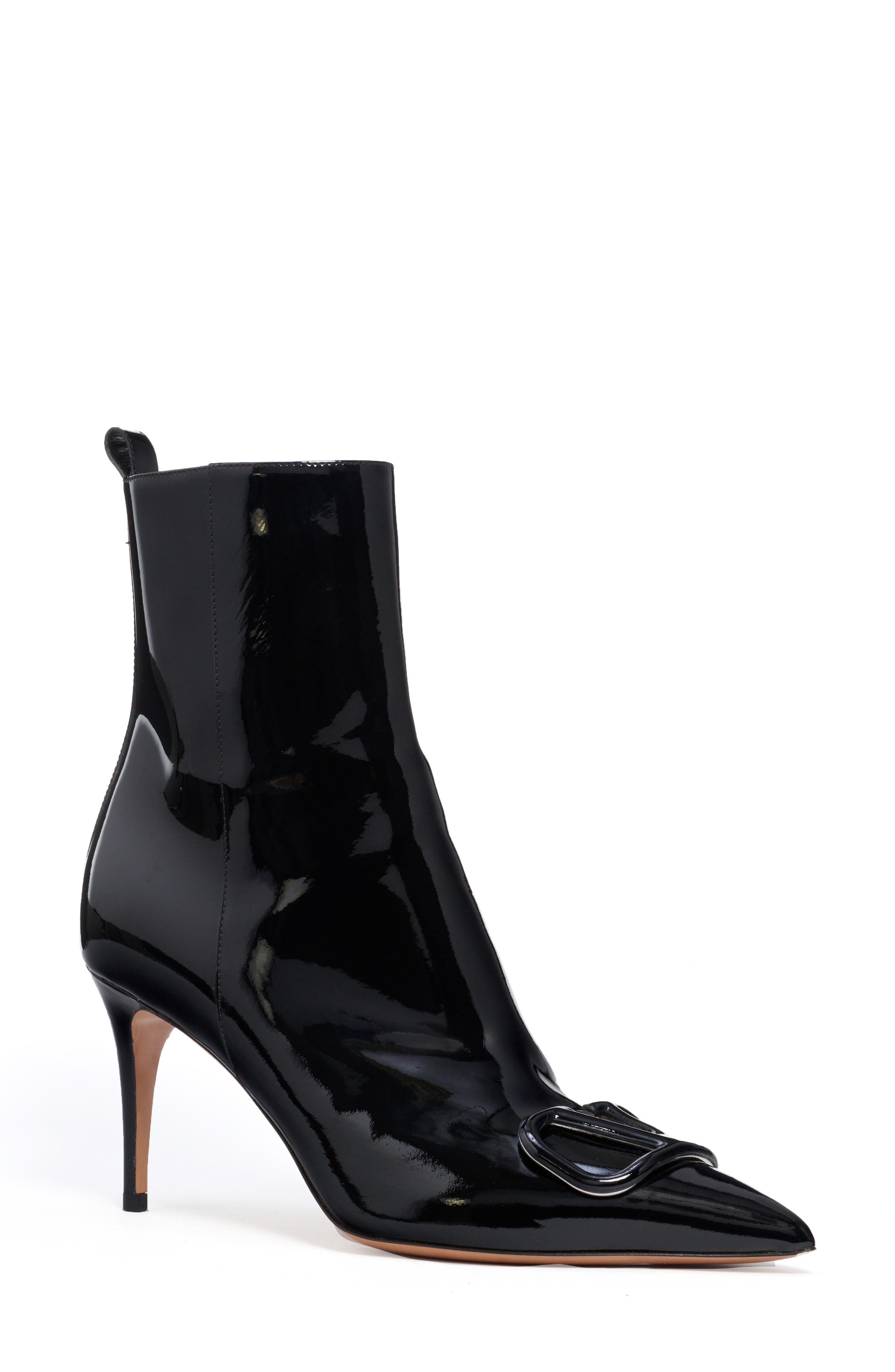 Valentino Garavani VLOGO Patent Bootie, Main, color, 