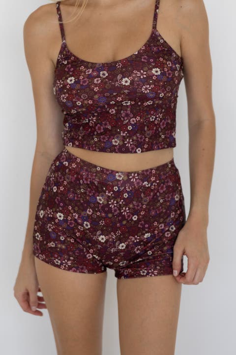 Charlotte High Waisted Swim Shorts