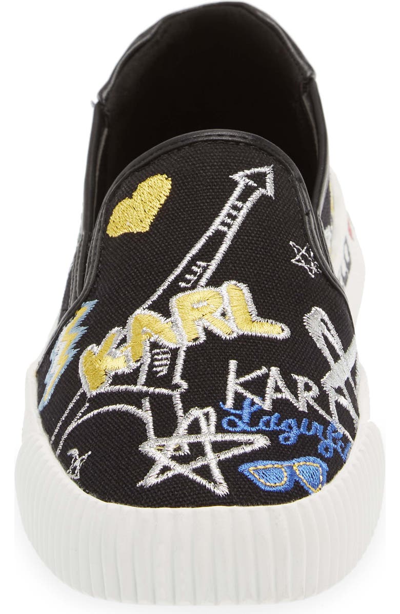 KARL LAGERFELD PARIS Jazlyn Slip-On Sneaker, Alternate, color,