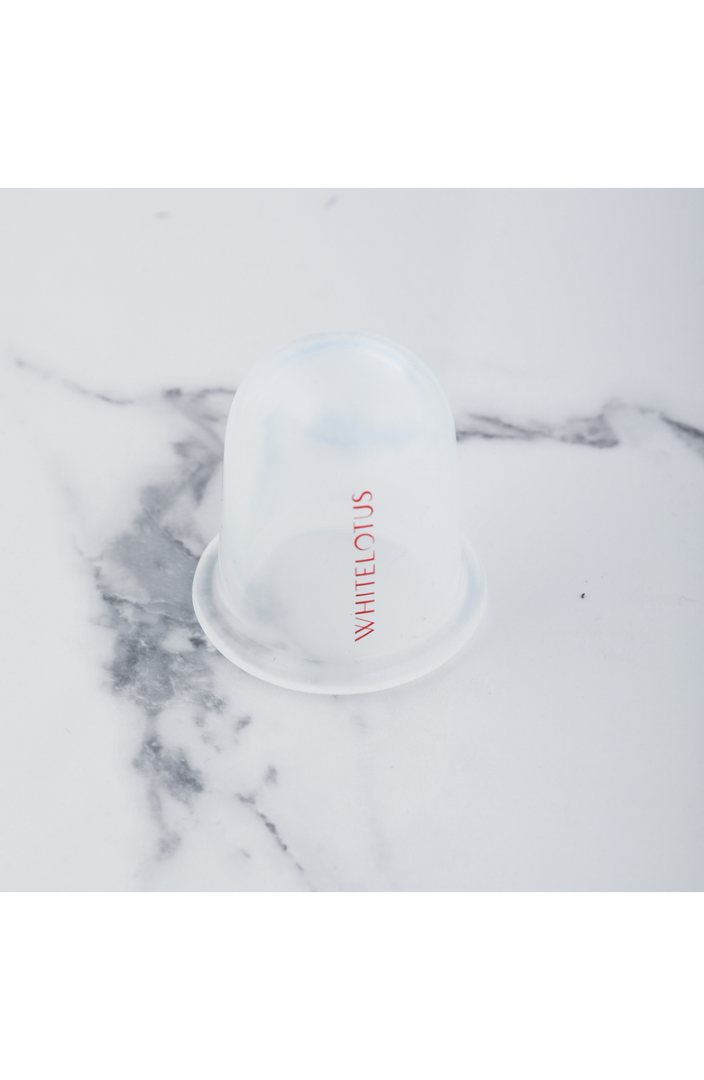 White Lotus Beauty Premium Jade Roller & Body Sculpting Cupping Kit, Alternate, color, White