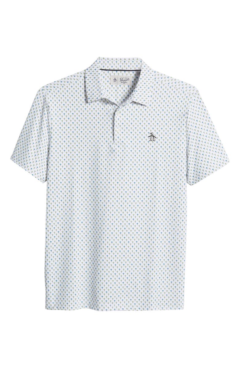 Original Penguin Mushroom Print Golf Polo, Alternate, color,