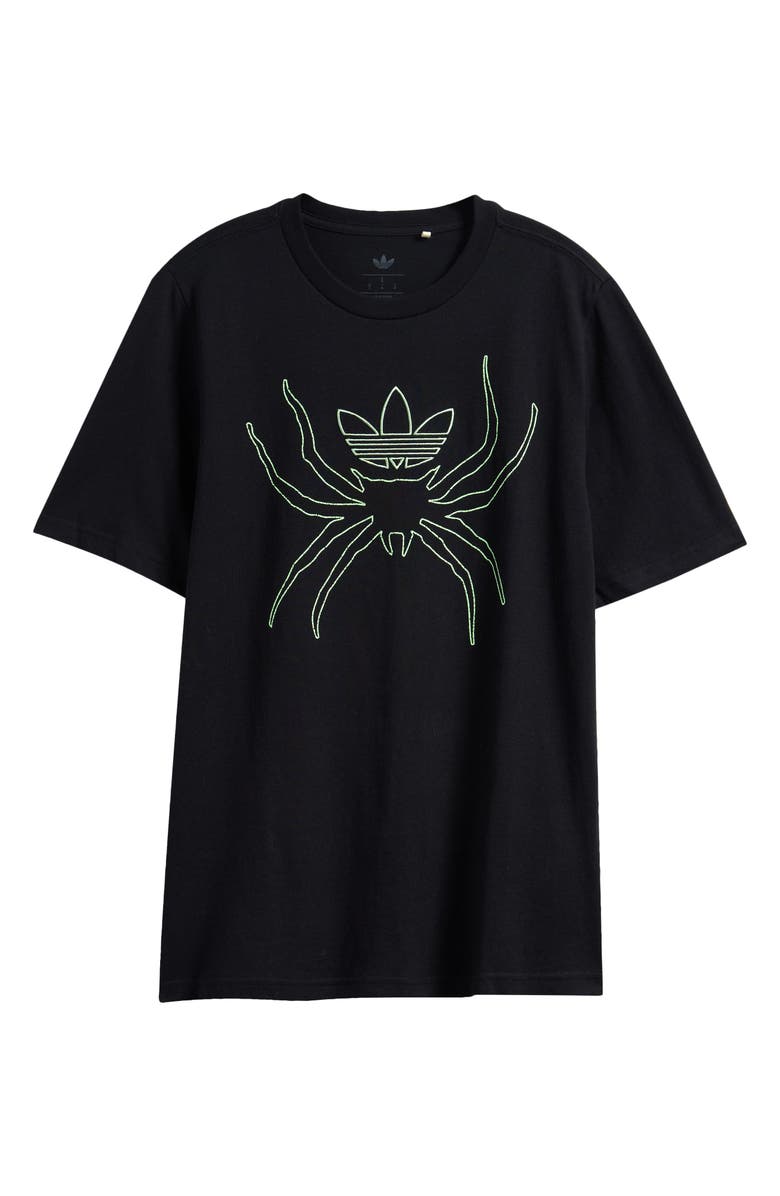 adidas Kids' Spider GSX Cotton Graphic T-Shirt, Main, color, Black