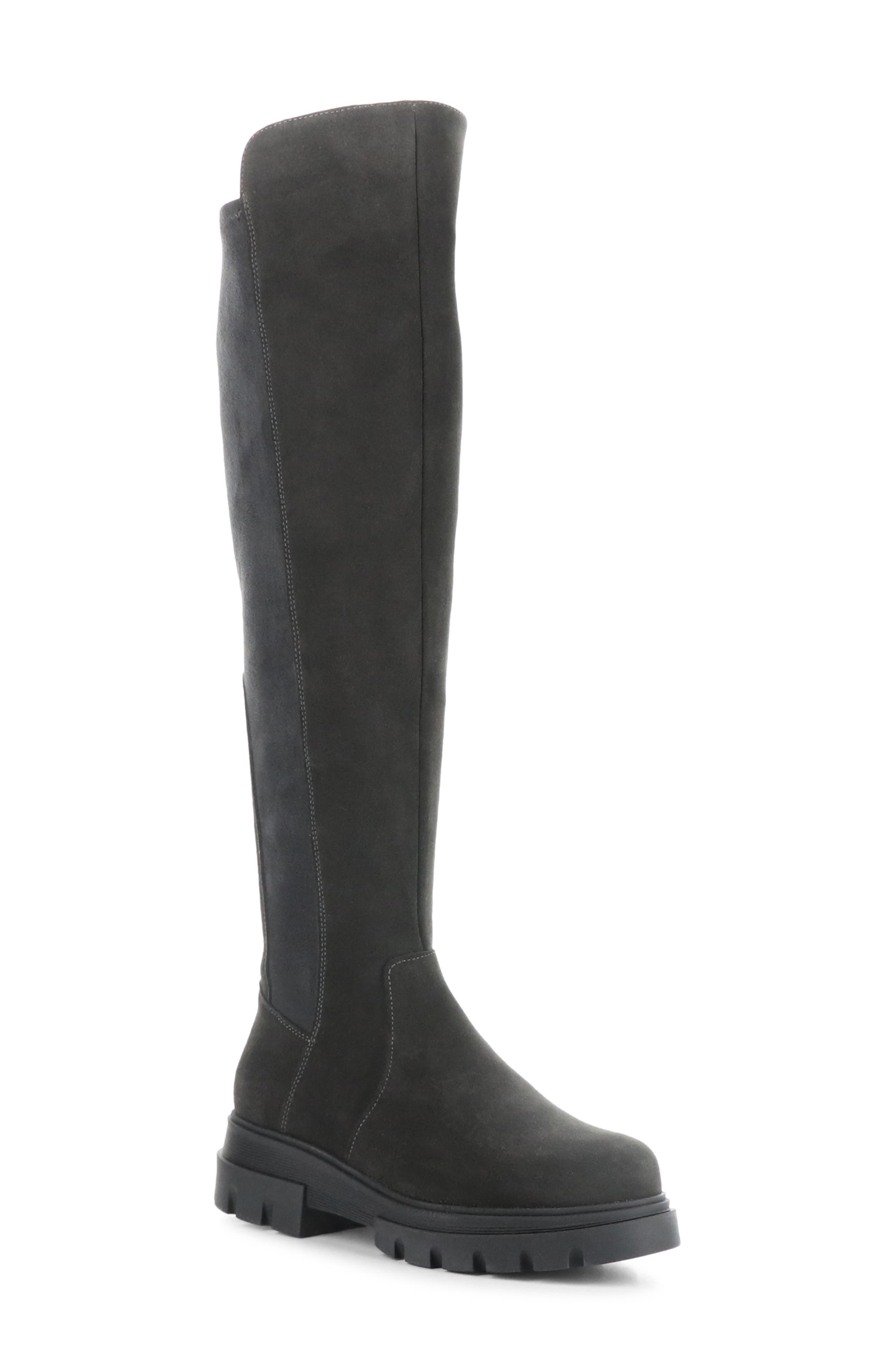 Bos. & Co. Fifth Waterproof Knee High Boot in Grey/Anthracite 