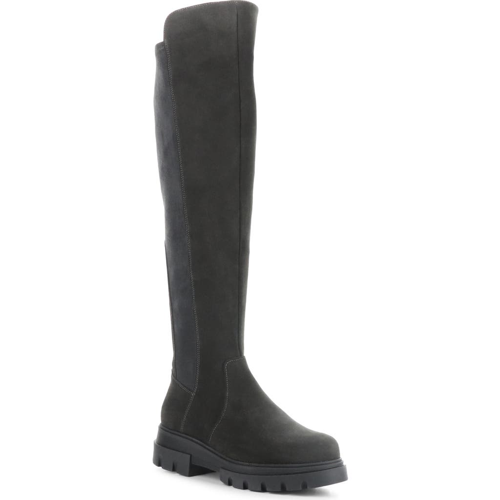 Bos. & Co. Fifth Waterproof Knee High Boot in Grey/Anthracite