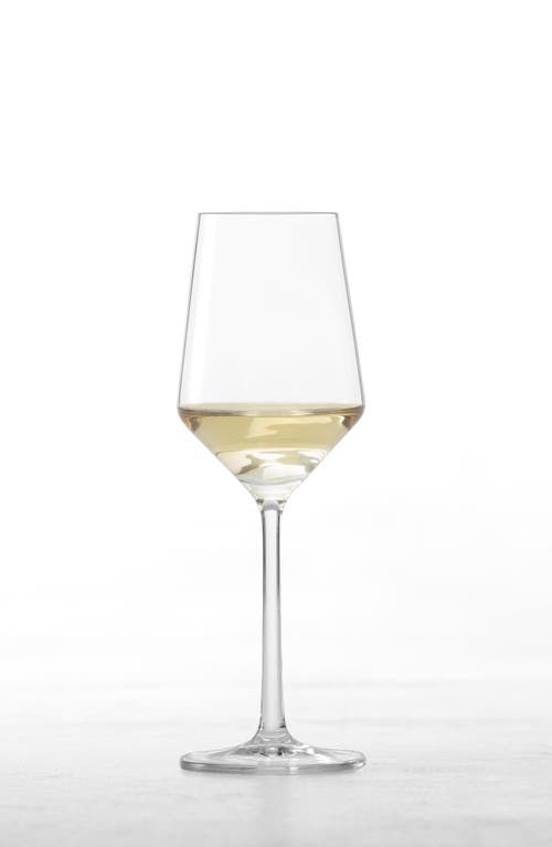 Schott Zwiesel Pure Riesling Set Of 6 Wine Glasses In Clear