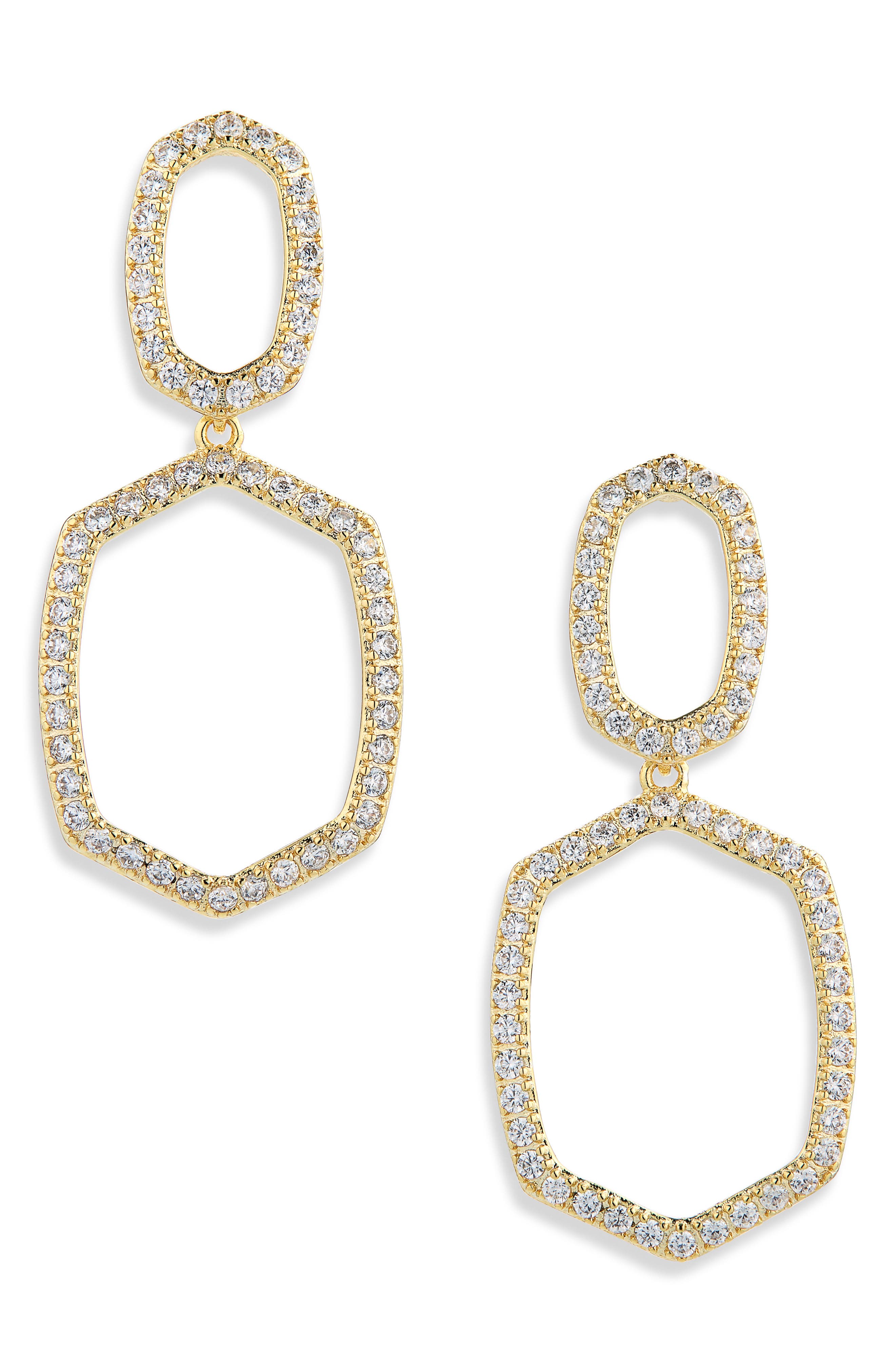 selected GOLD WHITE CUBIC ZIRCONIA