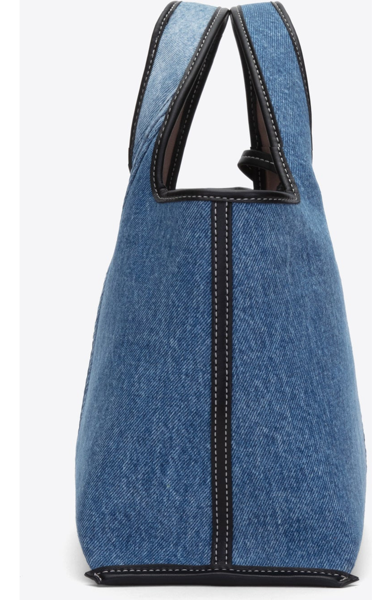 3.1 Phillip Lim Denim Market Tote with Grommets, Alternate, color, Washed Indigo