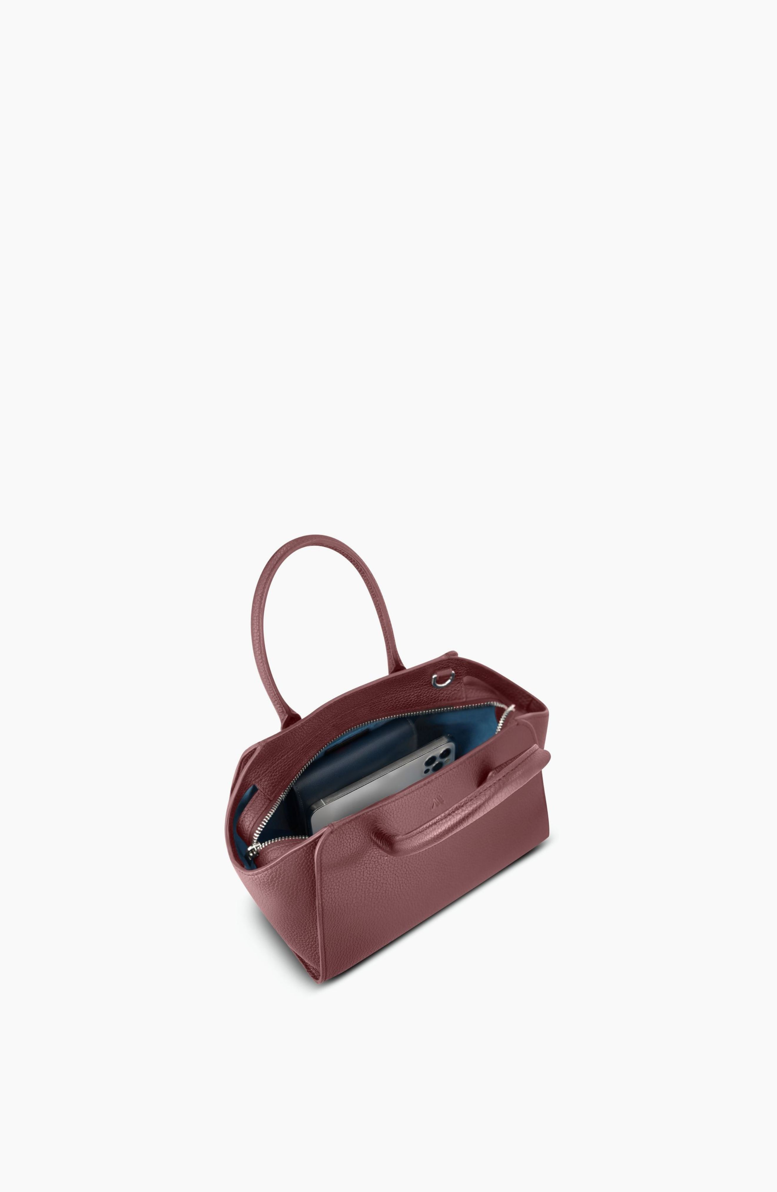 Mini Voyager Leather Crossbody Bag - Grain, Alternate, color, Grain Dark burgundy