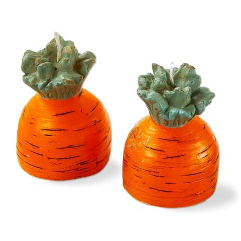 Carrot Candle Sculpted Novelty Candle for Spring and Summer