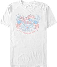 Lost Gods Men's Lost Gods America 76 Let Freedom Ring Graphic T-Shirt