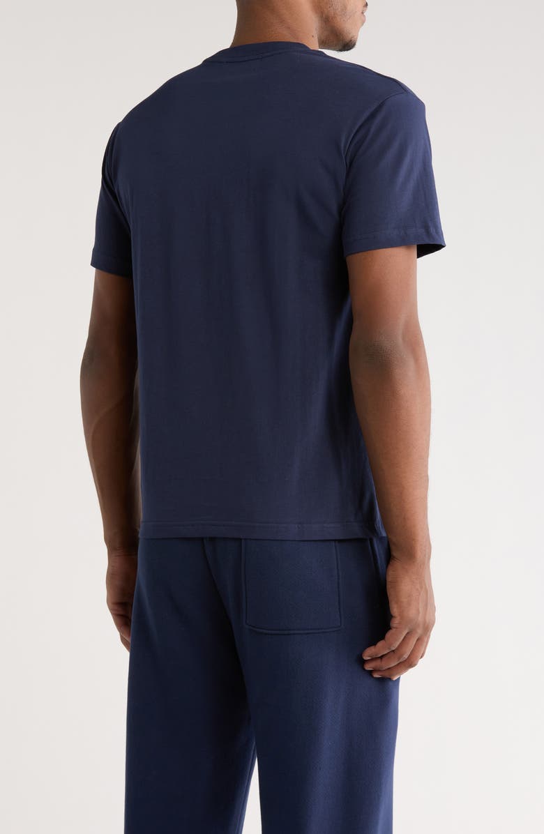 Museum of Peace & Quiet Banner Logo Cotton T-Shirt, Alternate, color, Navy