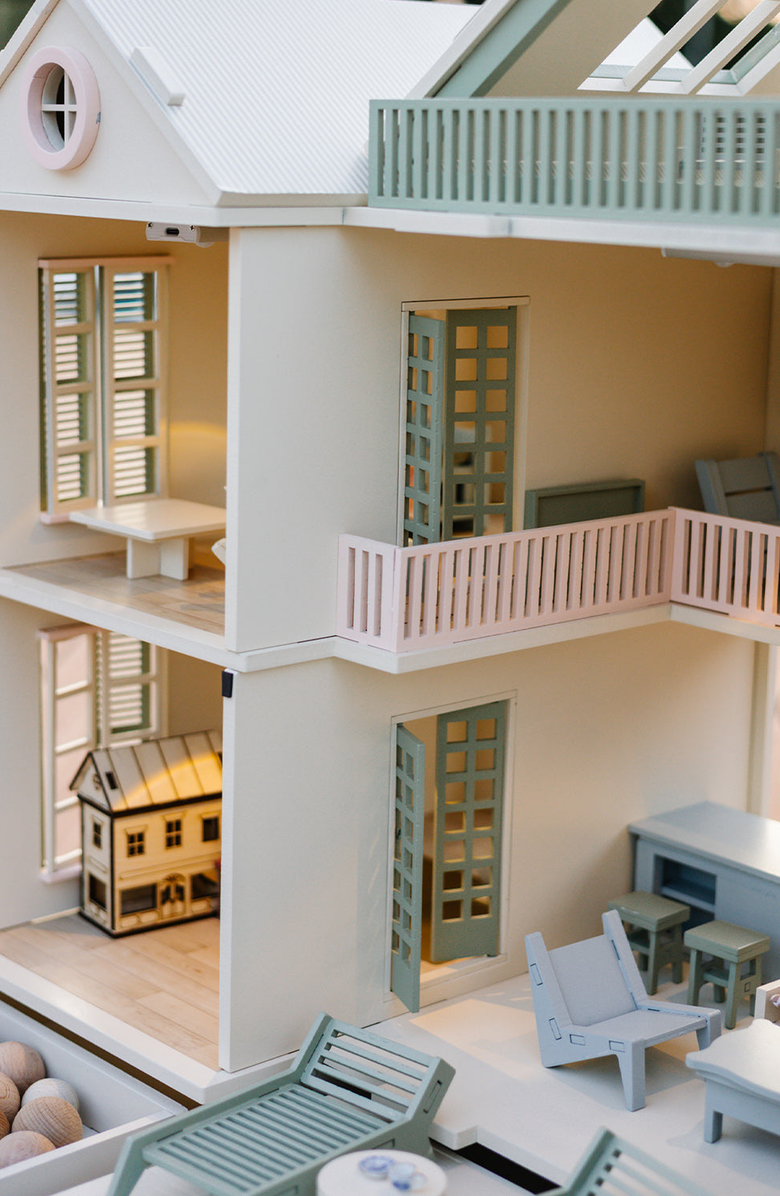 Little Forest Animals House of Palm Beach Dollhouse, Alternate, color, No Led / Without Milo Family