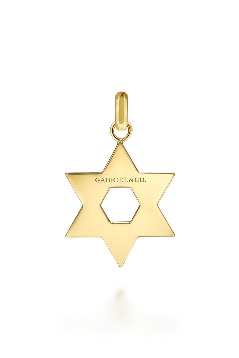 Modern Relics 14k Gold Star of David Pendant, Alternate, color, 14K YELLOW GOLD