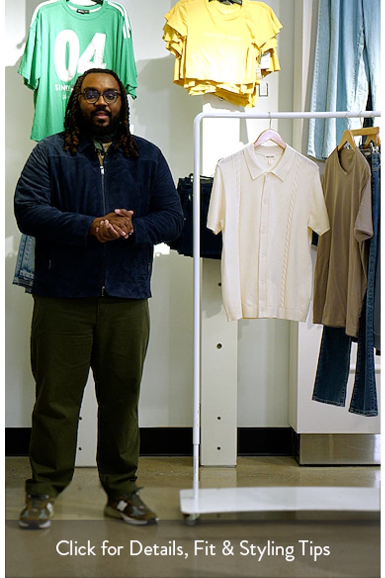 Cable Detail Short Sleeve Cardigan video