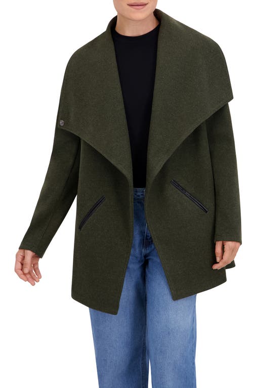 Ookie & Lala Drape Collar Jacket In Green
