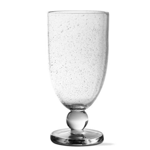 Bubble Glass Tall Goblet Clear Drinkware for Everyday Use
