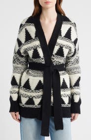 BOSS Fregolano Tie Front Longline Cardigan