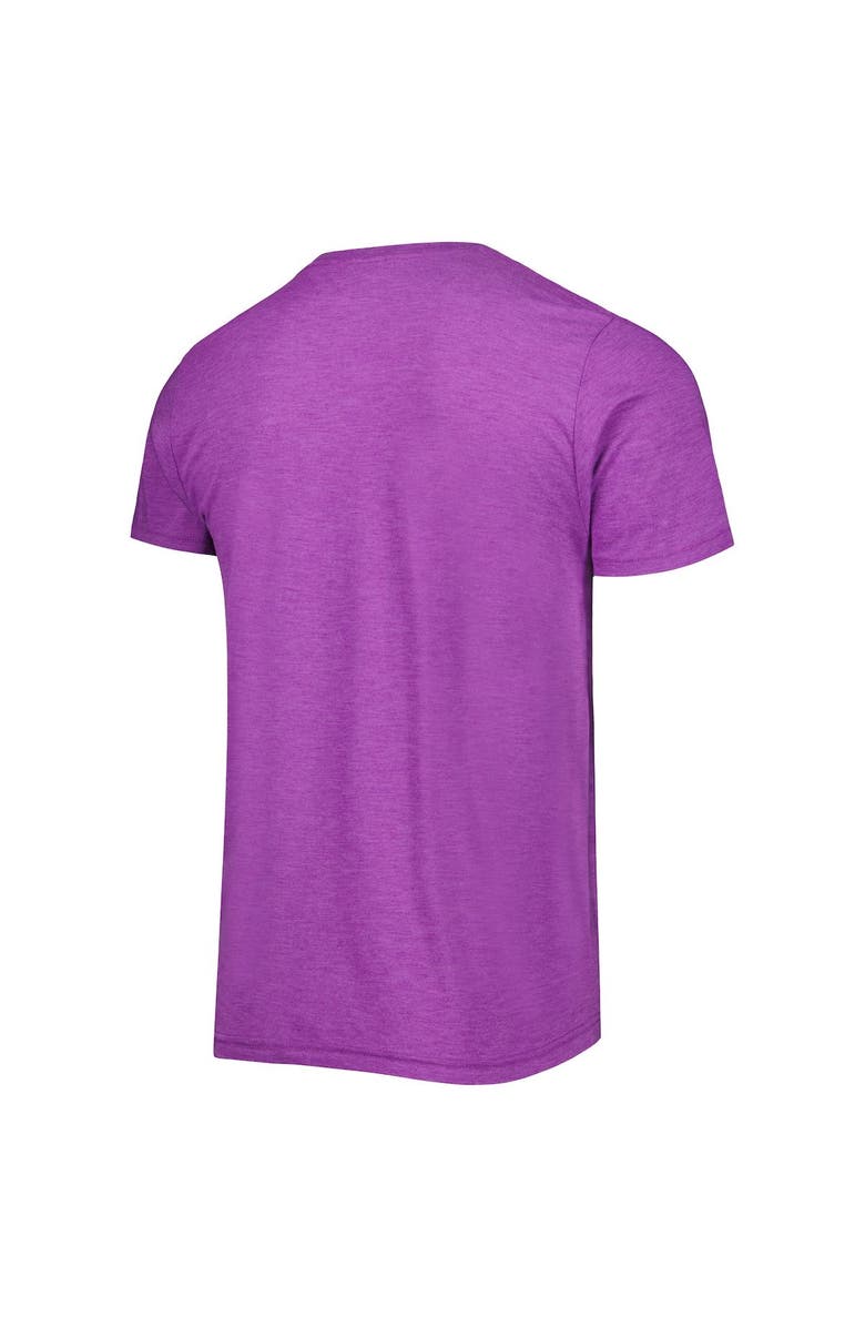 Homage Men's Homage Mike Conley Heathered Purple Utah Jazz Caricature Tri-Blend T-Shirt, Alternate, color, 