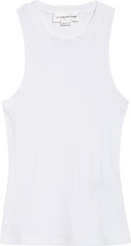 Victoria Beckham Rib Organic Cotton Tank