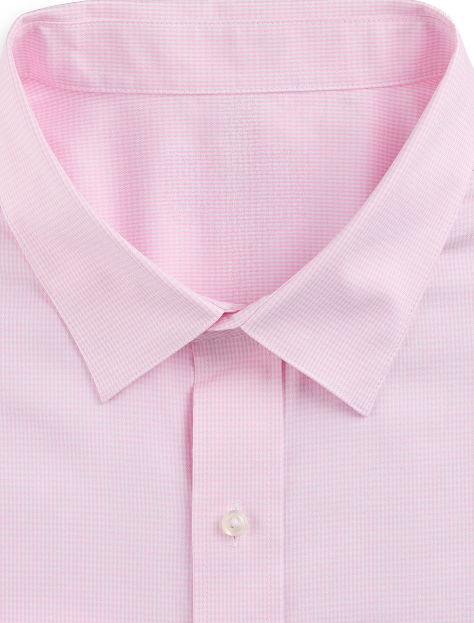 Big & Tall Mini Grid Patterned Dress Shirt - image 2