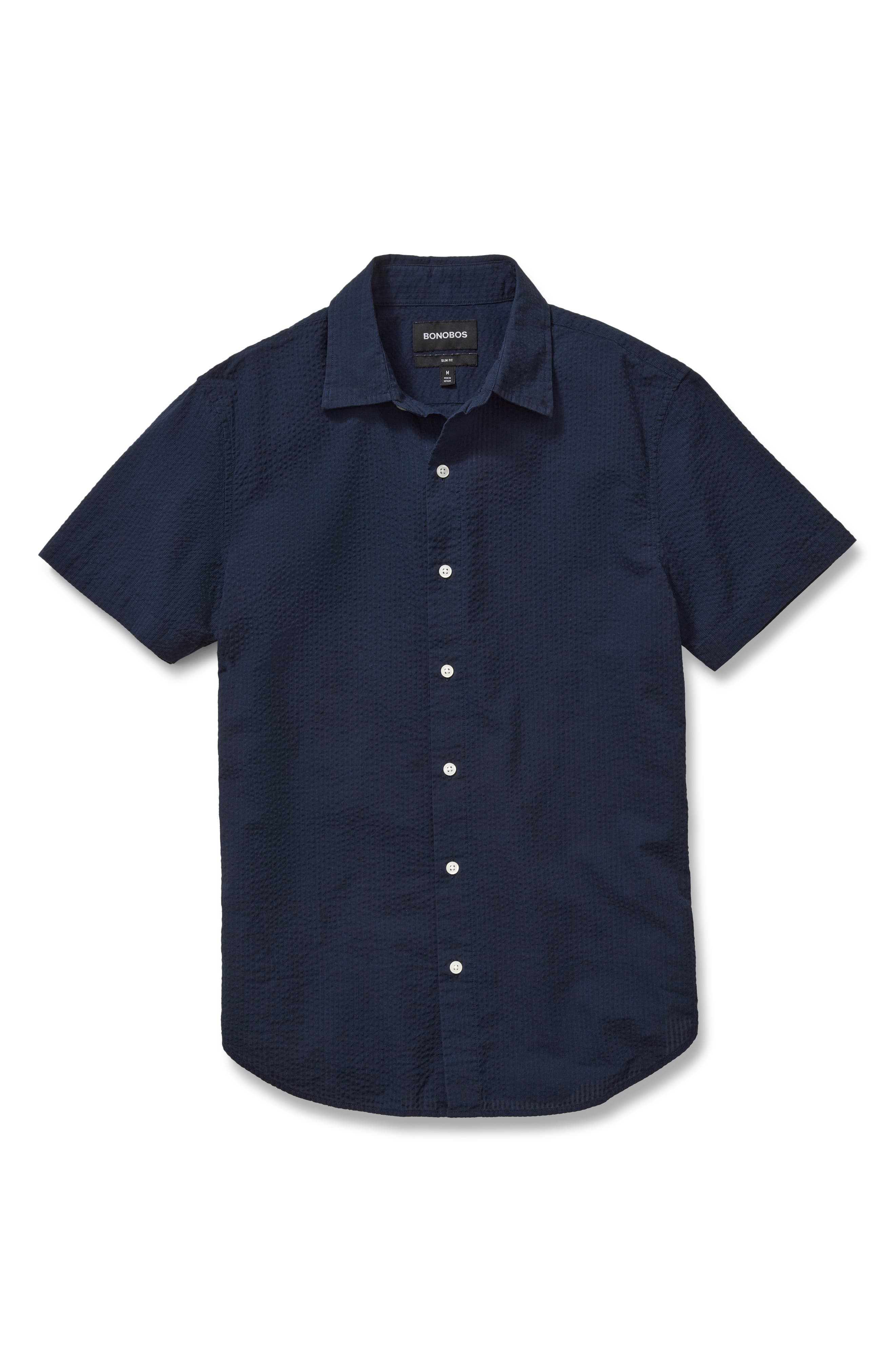 Мужские Bonobos Riviera Slim Fit Short Sleeve Button-Up Shirt — фото 3