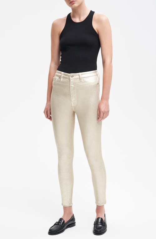 7 For All Mankind Aubrey High Waist Skinny Fit Pants