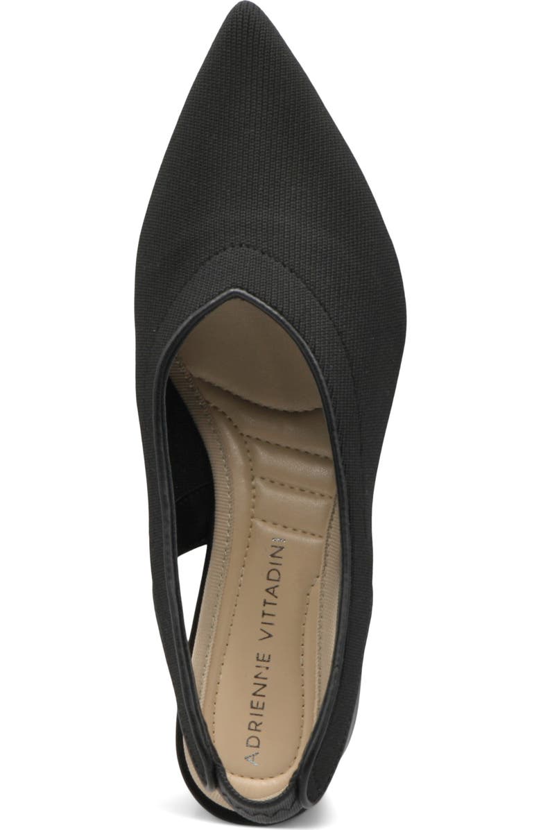 Adrienne Vittadini Knit Slingback Pump, Alternate, color,