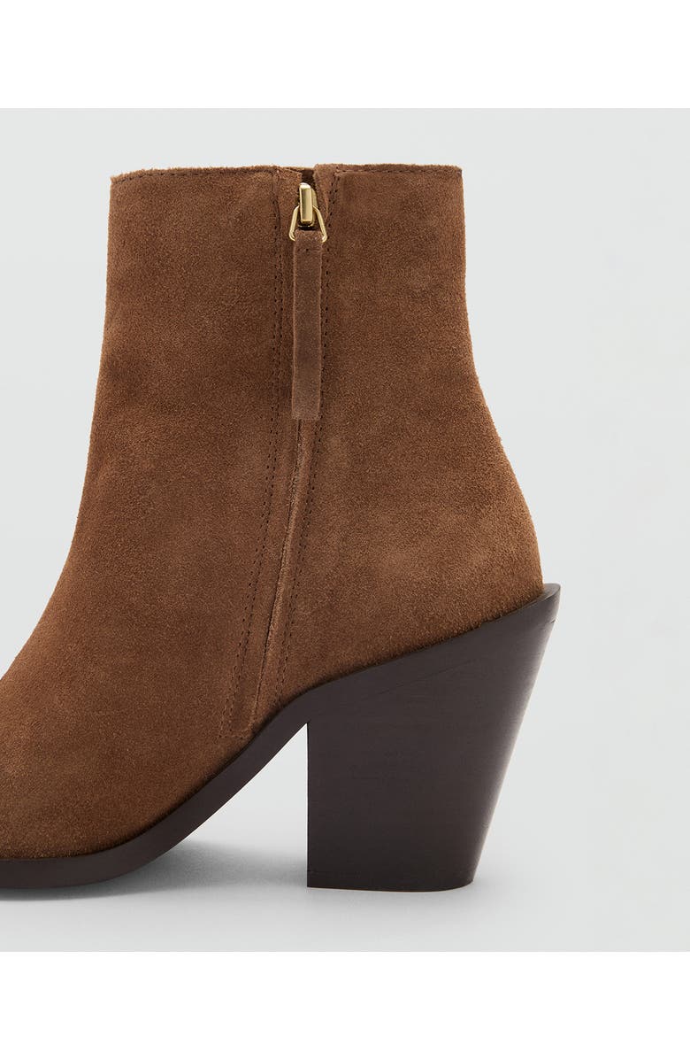 MANGO Pointed Toe Bootie, Alternate, color,