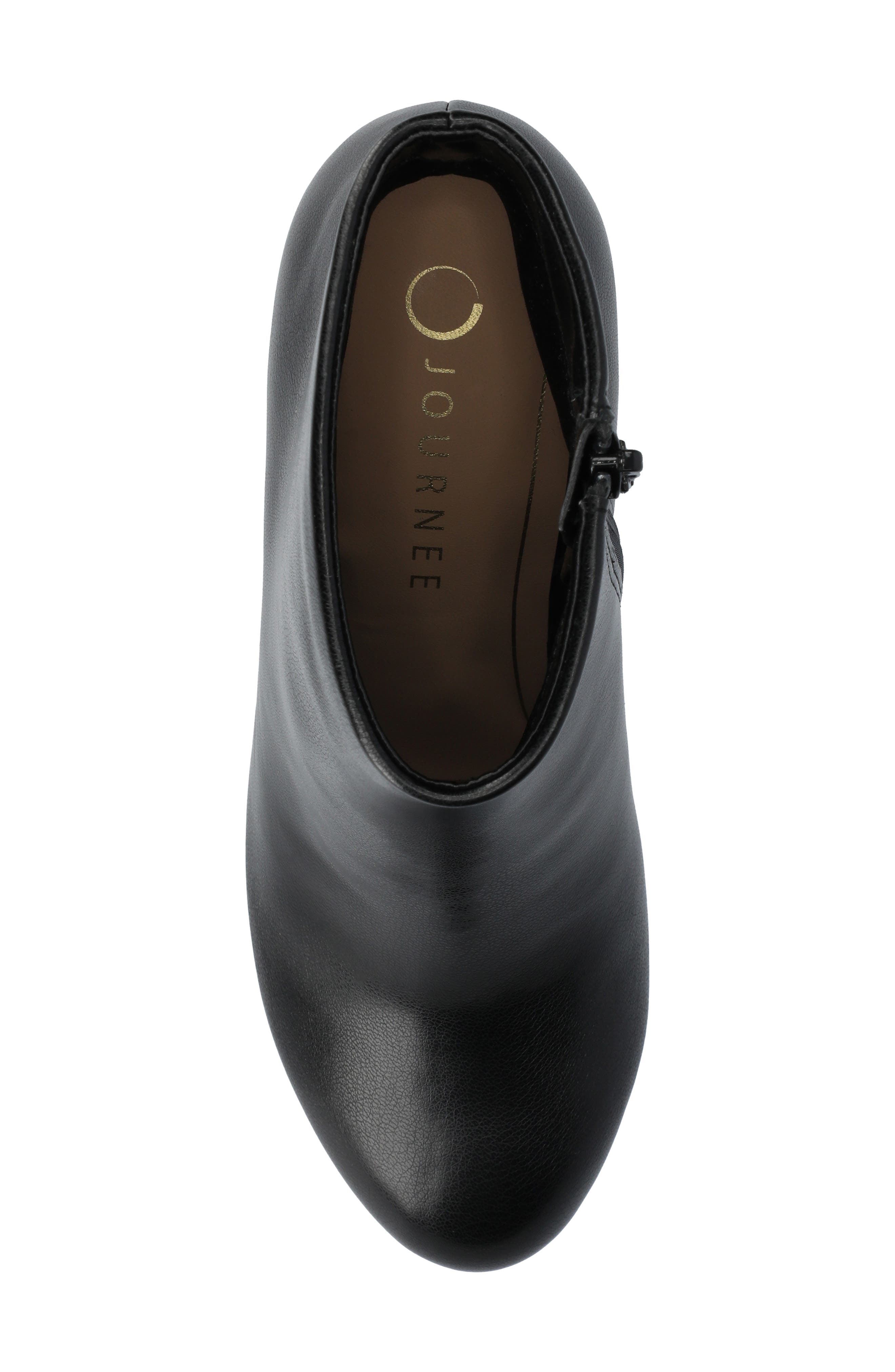 Journee Collection Kit Ankle Boot, Alternate, color, Black