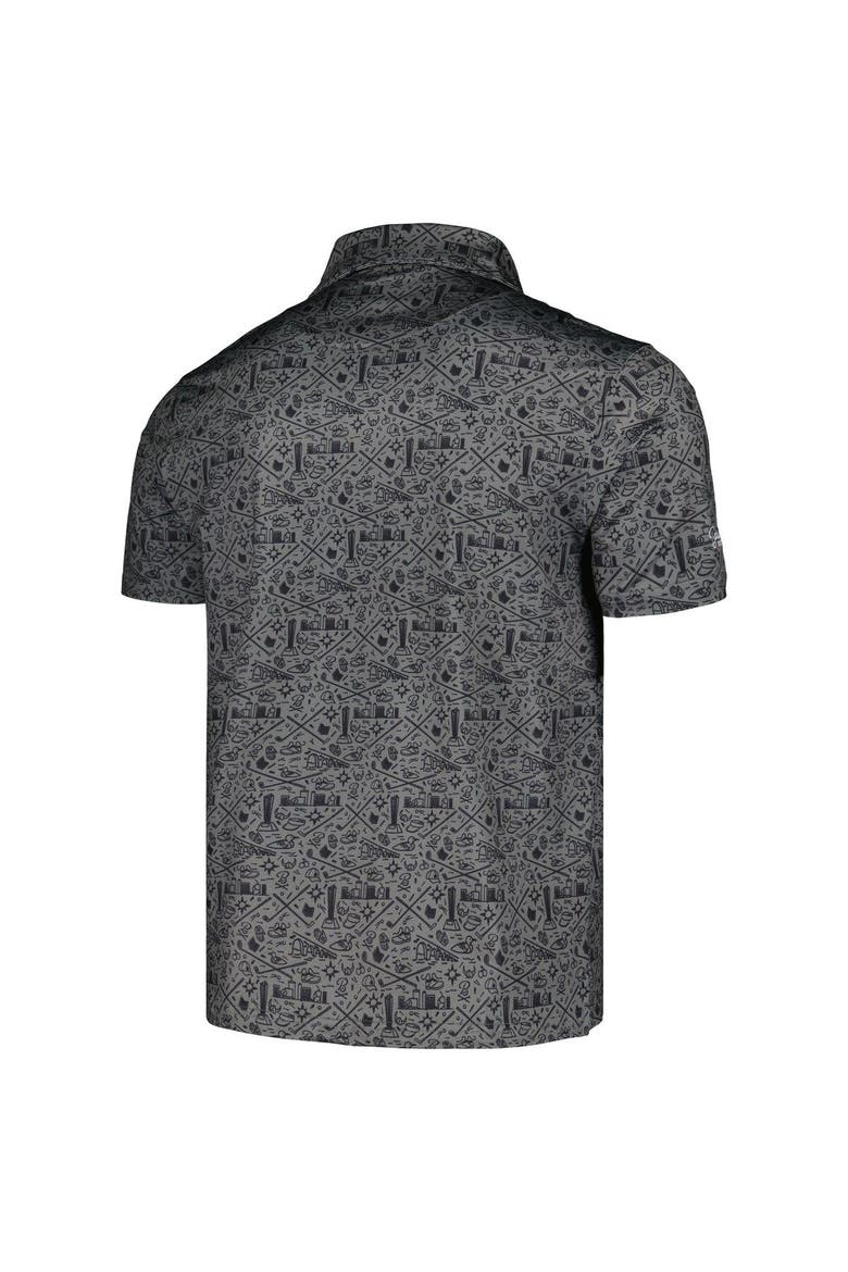 Men's Barstool Golf Black 3M Open Polo, Alternate, color, Black