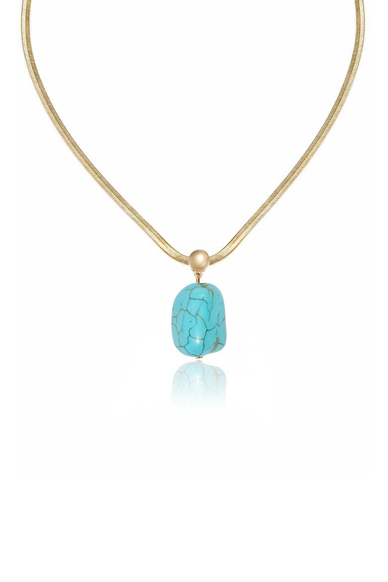 Cultured Baroque Pearl Pendant Necklace, Alternate, color, TURQUOISE