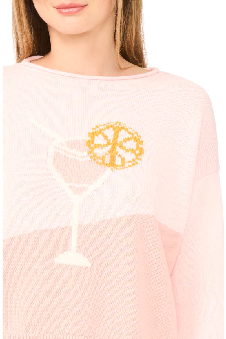 Roll Neck Sweater, Alternate, color, POINTE SHOES