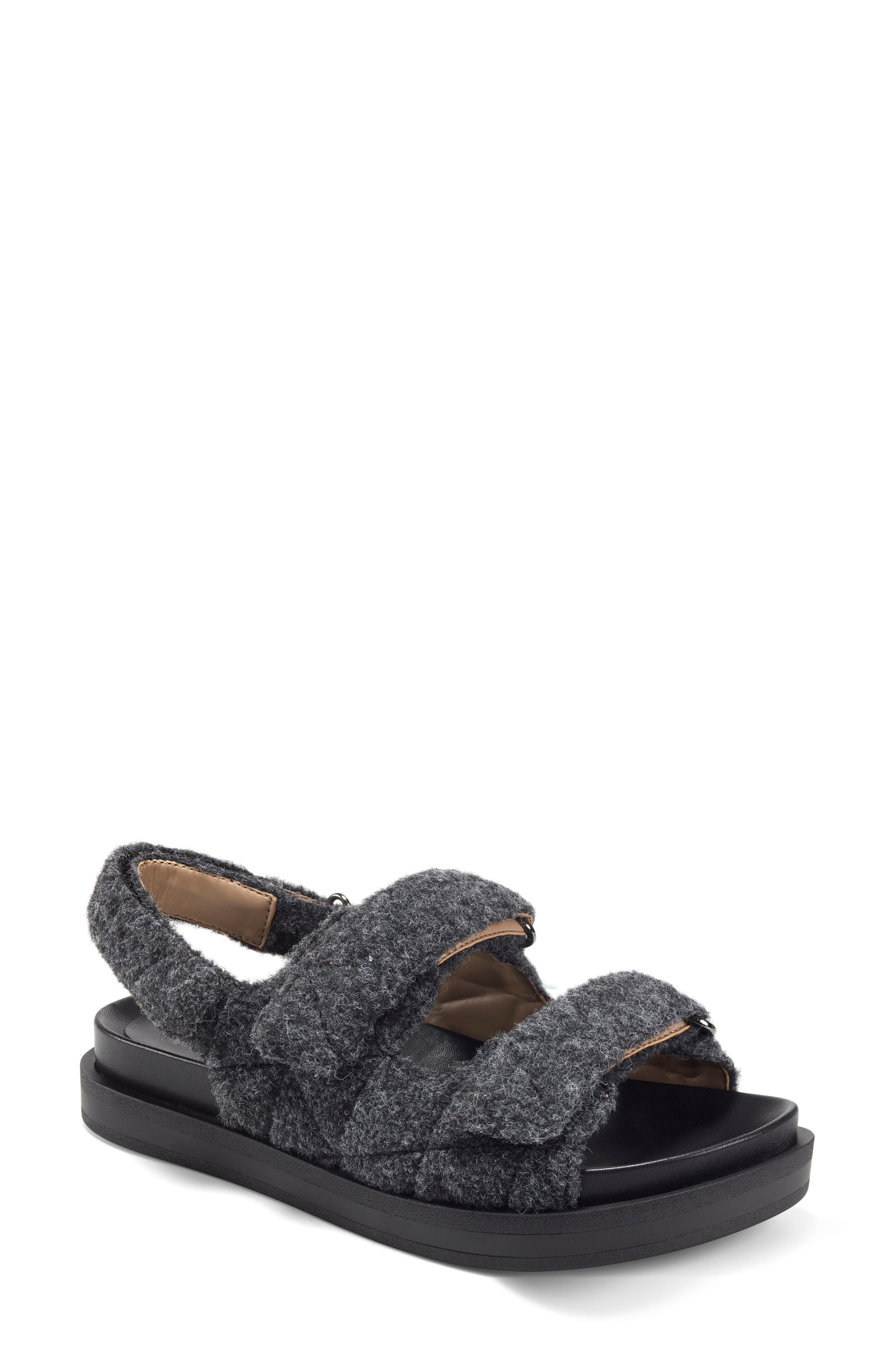 Lamirca Sandal, Main, color, GREY FABRIC