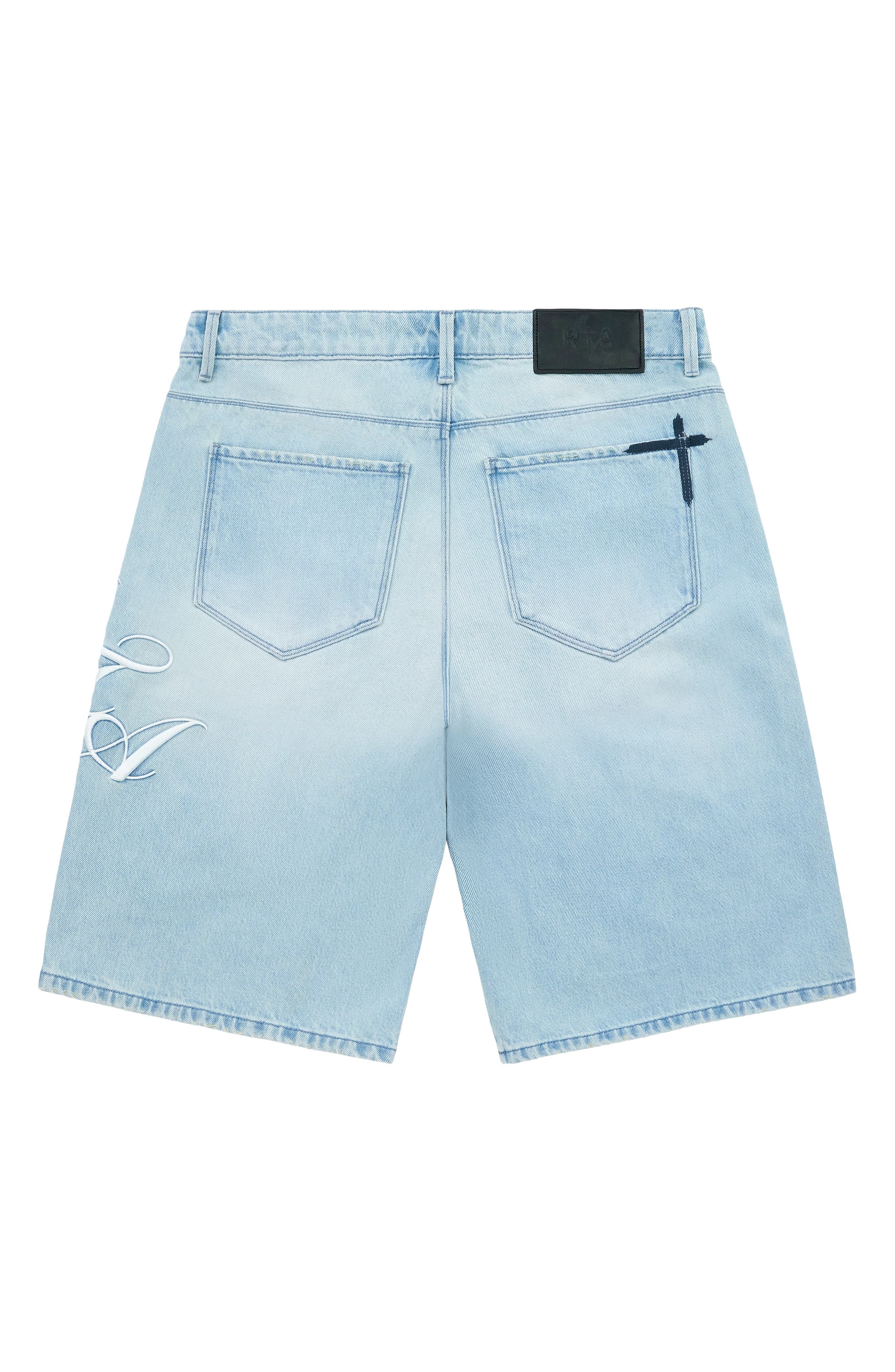 Gustavo Oversize Denim Bermuda Shorts - image 2