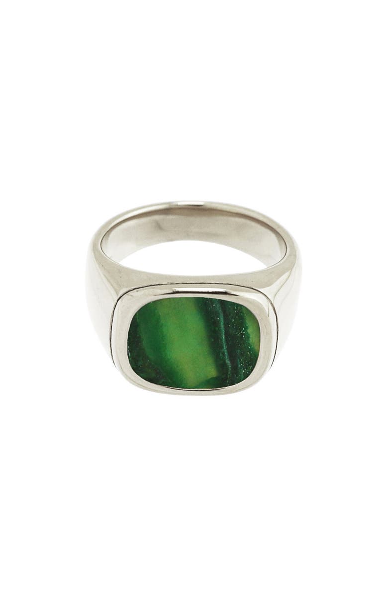 REBL Square Mother-of-Pearl Signet Ring, Alternate, color, 