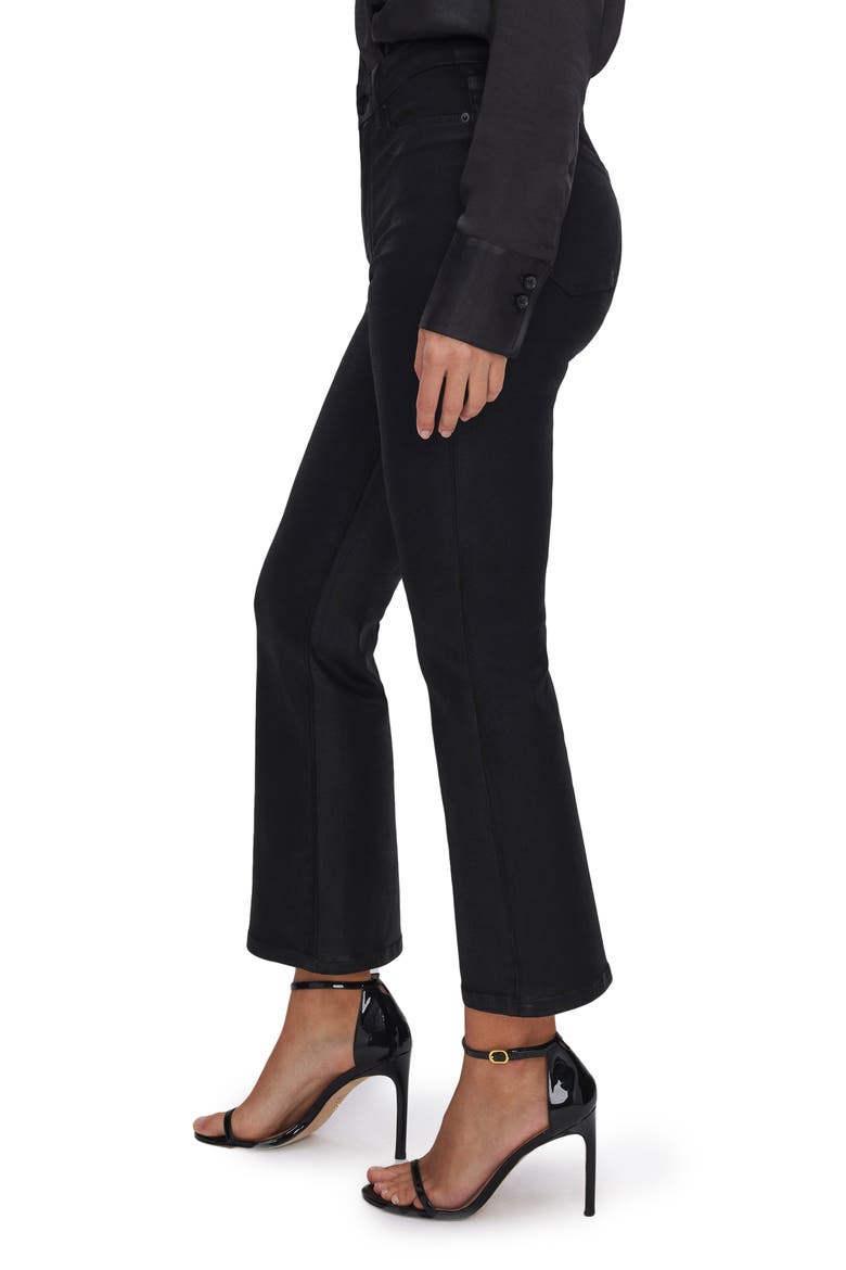 High Waist Crop Bootcut Jeans, Alternate, color, BLACK001