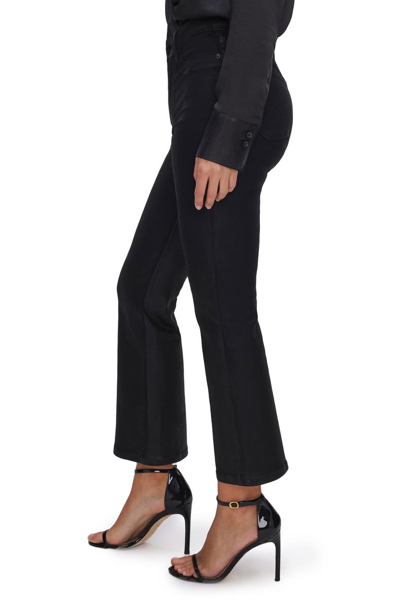 Good American High Waist Crop Bootcut Jeans, Alternate, color,